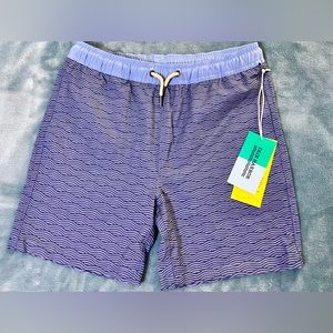 Fair Harbor NWT Kids Bayberry Trunk Blue Waves XL